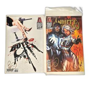 I Make Boys Cry 2 + White Widow 6 Signed Benny Powell w/ COA Absolute Comics Set